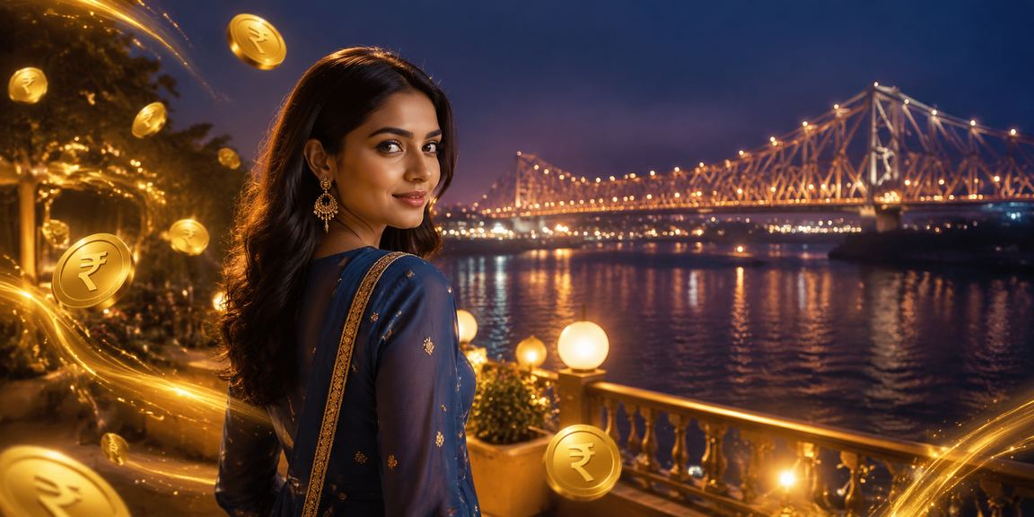 User registering for Rummy bonuses in Kolkata with traditional kurti attire